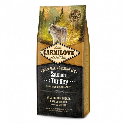 CARNILOVE DOG AD LARGE SAUMON/DINDE sac/1,5kg CARNILOVE DOG AD LARGE SAUMON/DINDE sac/1,5kg